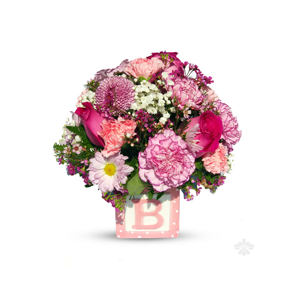 Baby Girl Bloom Bespoke Flowers Inc